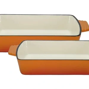 Auflaufform, ca. 3,8 l, orange schatttiert aus Gusseisen Saisonangebot